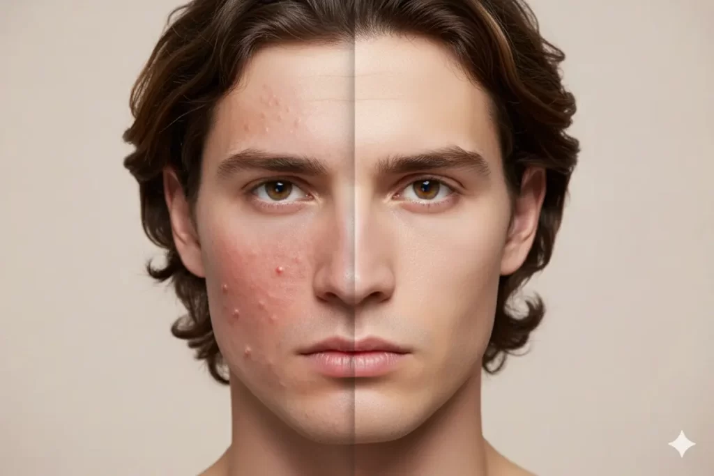 Como remover marcas de espinhas